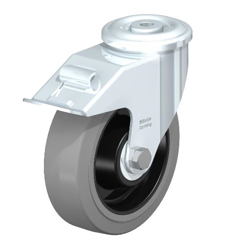 Blickle 6 5/16" Swivel Casters with Brake and 600 lbs capacity from Easy Casters