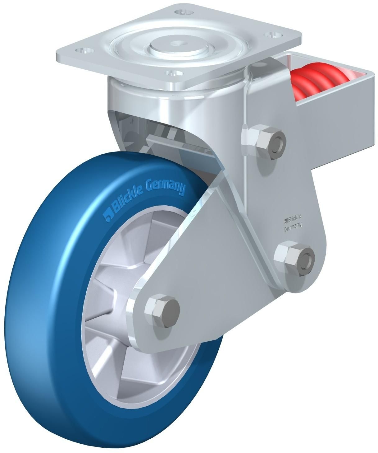 Blue shock wheel